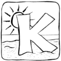 At The Beach Letter K