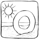At The Beach Letter O