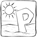 At The Beach Letter P