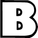 Big Outline Letter B