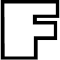 Big Outline Letter F