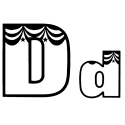 Carnival Curtain Letter D