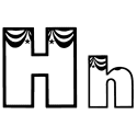 Carnival Curtain Letter H