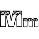 Carnival Curtain Letter M