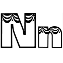 Carnival Curtain Letter N