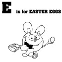 Cartoon Letter E