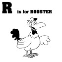 Cartoon Letter R