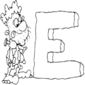 Caveman Letter E