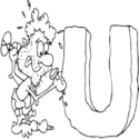 Caveman Letter U