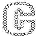 Dots Uppercase Letter C