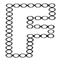 Dots Uppercase Letter F