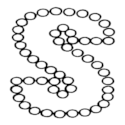 Dots Uppercase Letter S