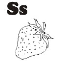 Fruit and Vegetable Letter S