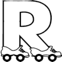 Funny Letter R