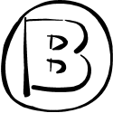 In a Circle Letter B