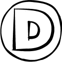In a Circle Letter D