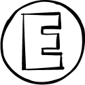 In a Circle Letter E