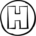 In a Circle Letter H