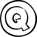 In a Circle Letter Q