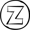 In a Circle Letter Z