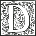 Ornamental Letter D