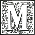 Ornamental Letter M
