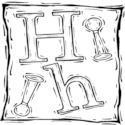 Whimsical Letter H