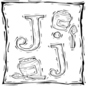 Whimsical Letter J