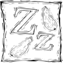 Whimsical Letter Z