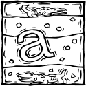 Whimsical Lowercase Letter A