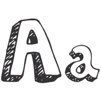 3-D Letter A