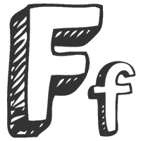 3-D Letter F