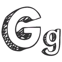 3-D Letter G