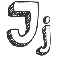3-D Letter J