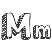 Letter M Alphabet Coloring