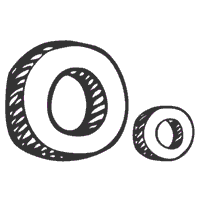 3-D Letter O