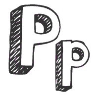 3-D Letter P