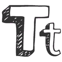 3-D Letter T