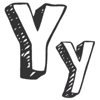 3-D Letter Y