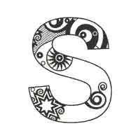 Abstract Letter S