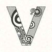 Abstract Letter V