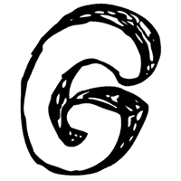 Bubble Letter G