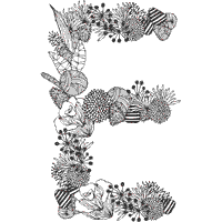 Garden Letter E