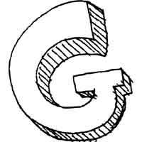 Large Block Letter G