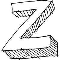 Large Block Letter Z