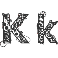 Nuts and Bolts Letter K