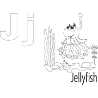 Playful Animals Letter J