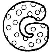 Polka Dot Letter G