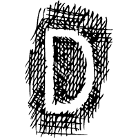 Silhouette Letter D