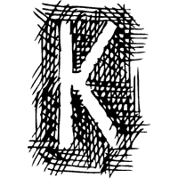 Silhouette Letter K